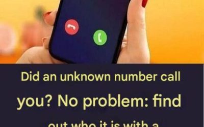 Did an unknown number call you? No problem: find out who it is with a simple trick.
