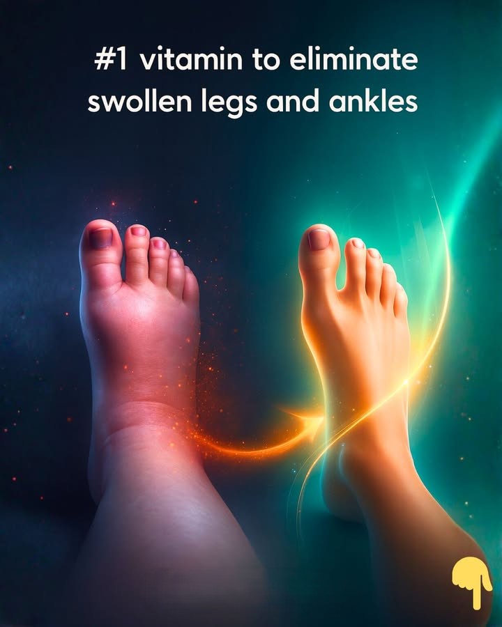 #1 Vitamin to Eliminate Swollen Legs and Ankles