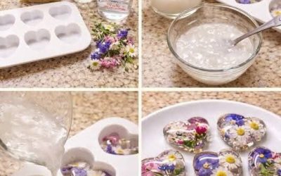Cornstarch Glass Floral Hearts & Flowers: The Stunning DIY Craft That Looks Like Stained Glass