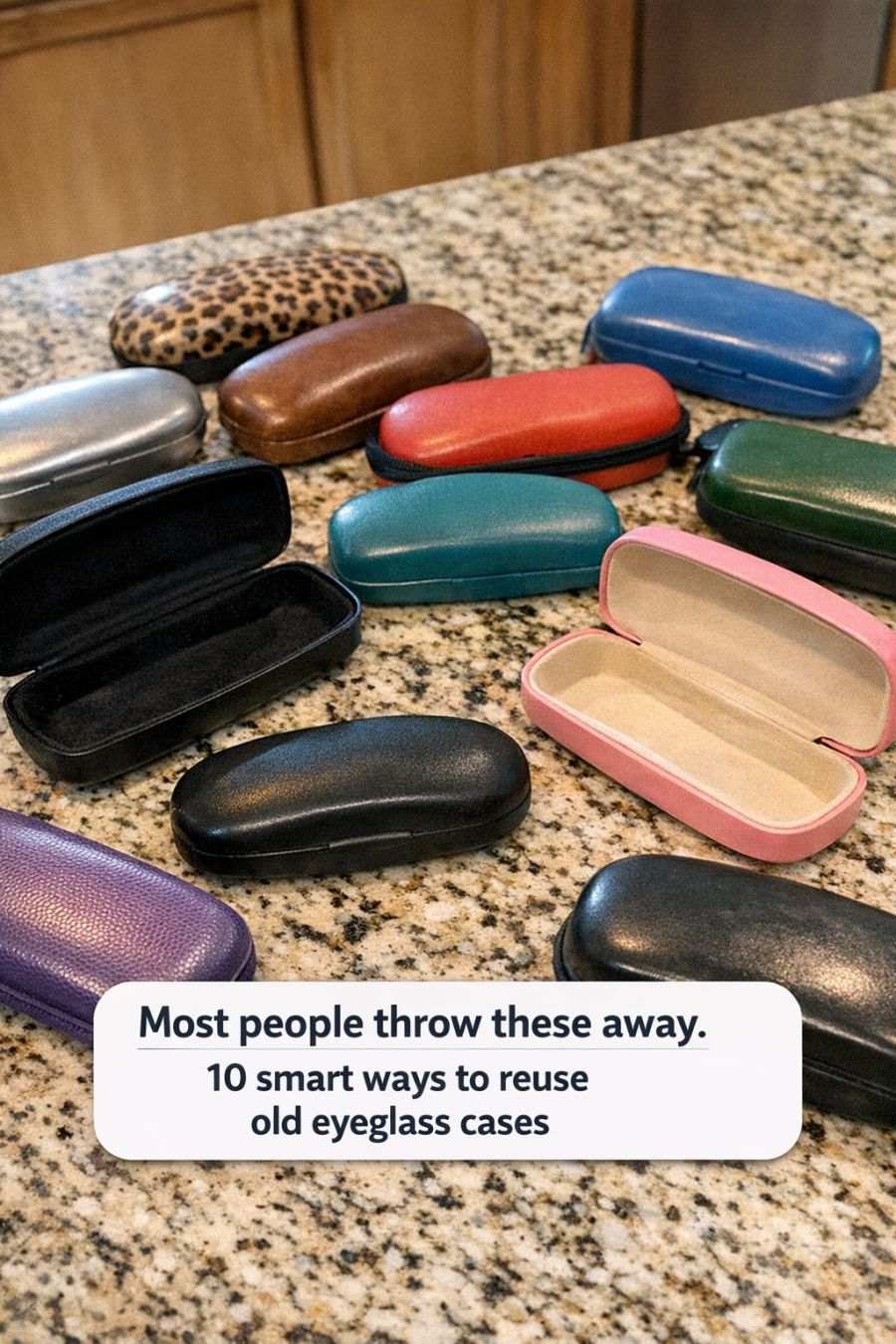 Most people throw these away. 10 smart ways to reuse old eyeglass cases Most people throw these away. 10 smart ways to reuse old eyeglass cases