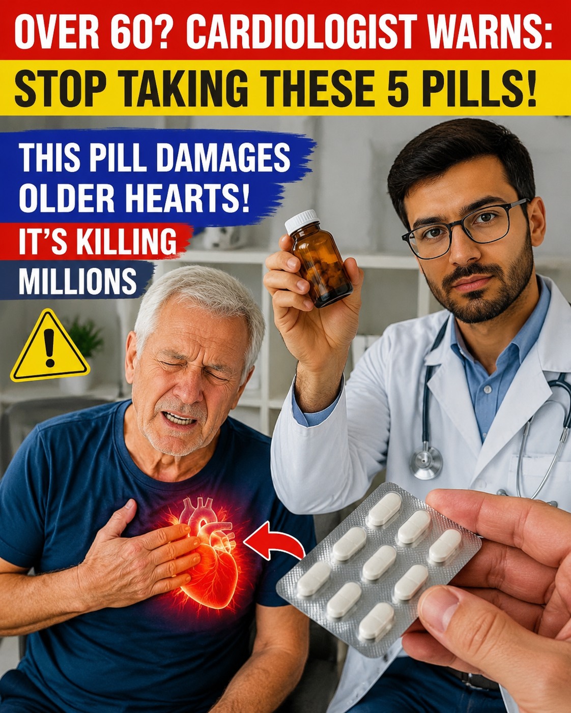 Cardiologist Warns: This Pill Is Damaging the Hearts of Older Adults! | Senior Health Tips