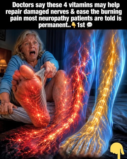 4 vitamins to reverse neuropathy and damaged nerves – relieve foot & hand pain fast!