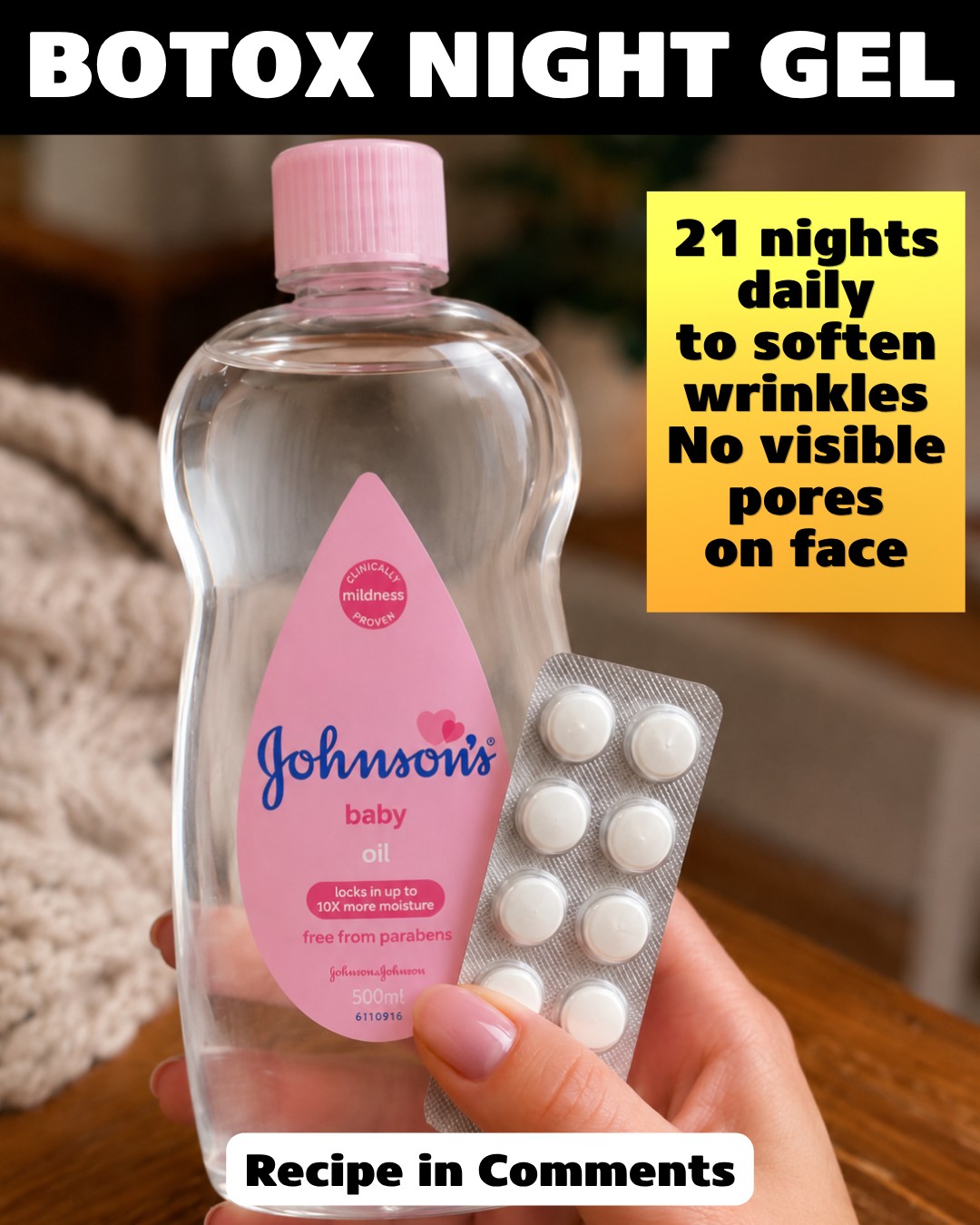 Baby Oil, Aspirin For Younger Looking Spotless Skin