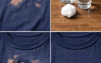 Bleach stains on your clothes? No need to throw them away: here’s a solution.