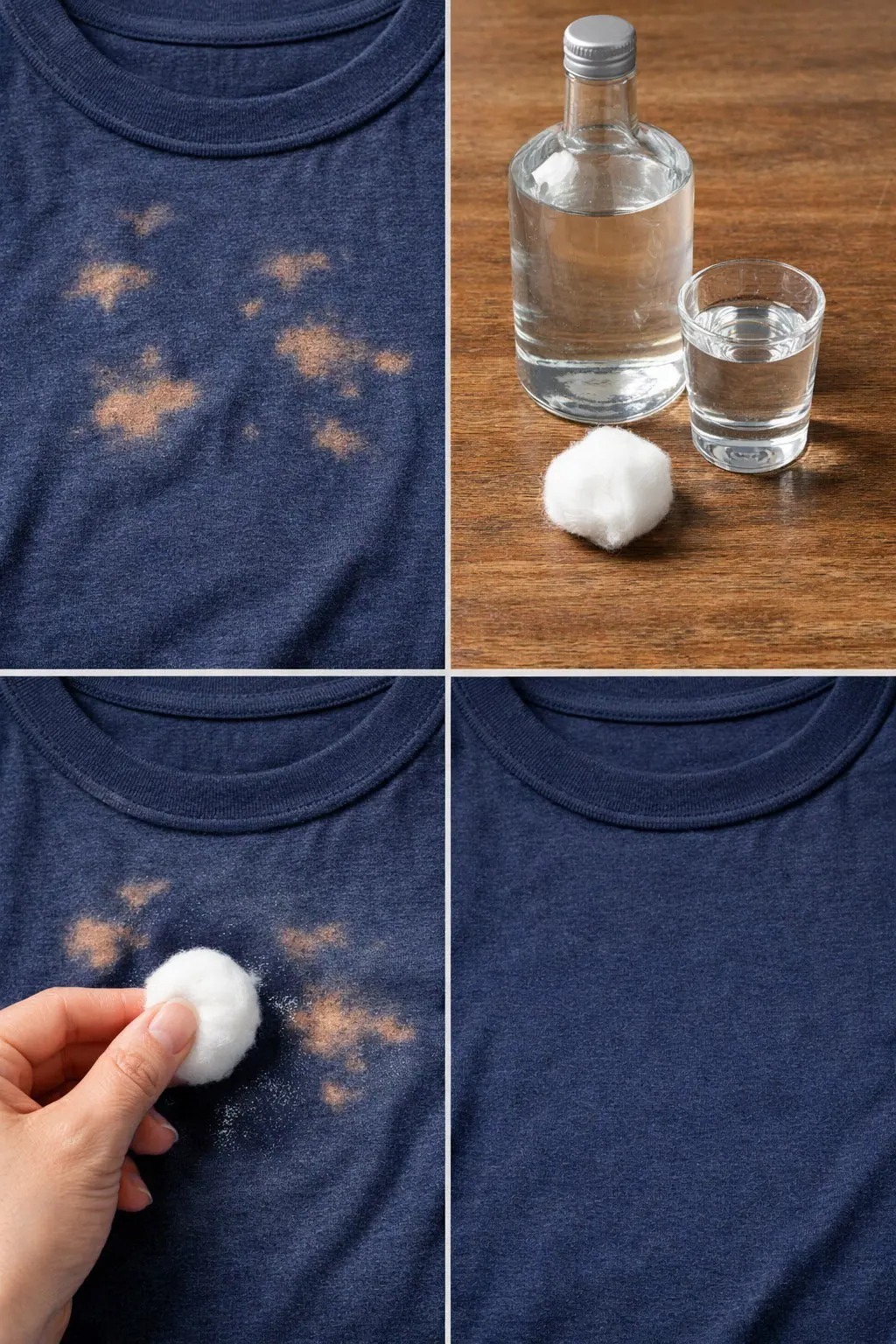Bleach stains on your clothes? No need to throw them away: here’s a solution.