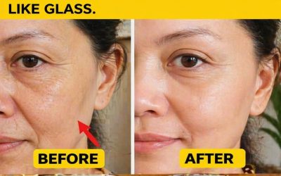 Prepare the baking soda cream and apply it before bed. Goodbye wrinkles and blemishes… To continue receiving my recipes, you just need to say something… Thank you!