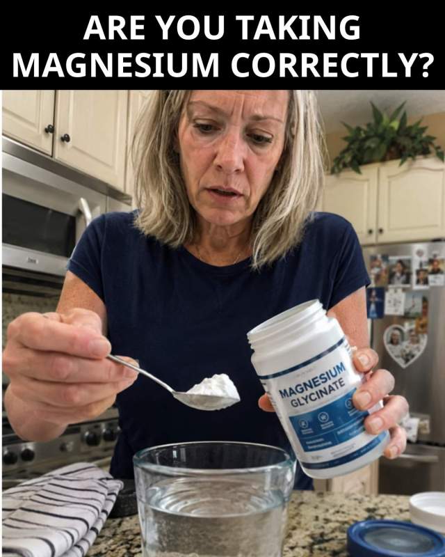 Senior Alarm: Magnesium Glycinate Can Turn Toxic With This One Habit