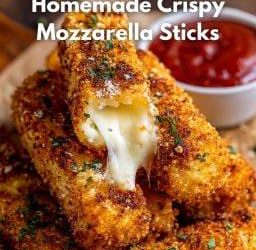 Homemade Mozzarella Sticks