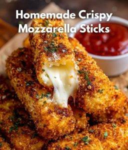 Homemade Mozzarella Sticks