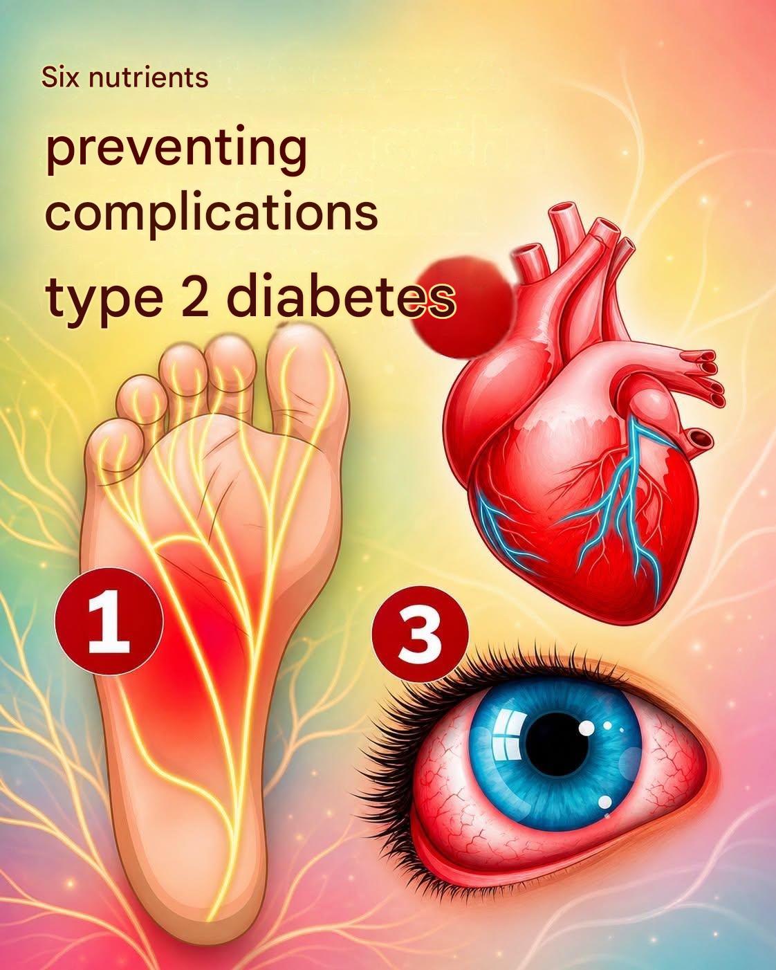 Six nutrients that prevent diabetes complications
