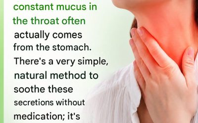 The real causes of mucus and constant secretions in the throat