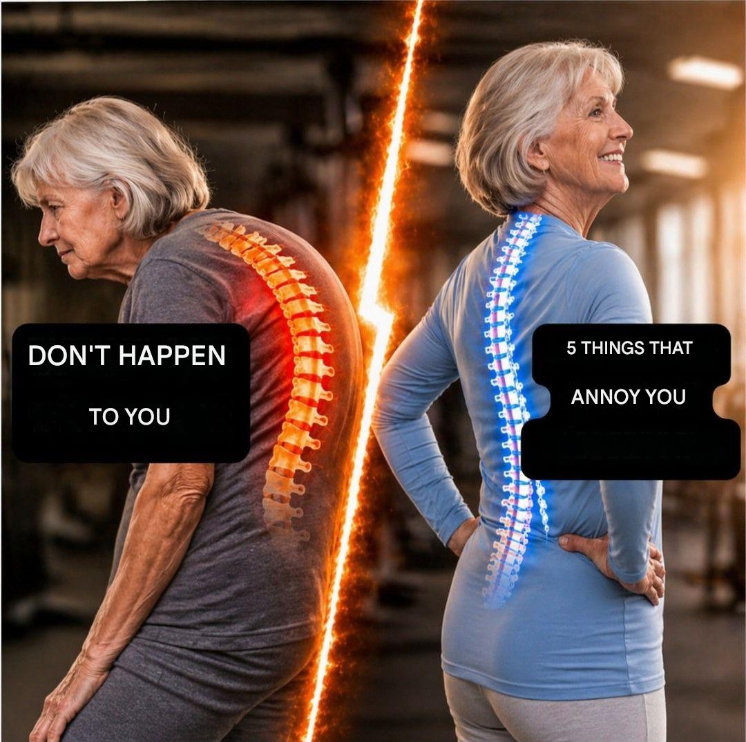 Don’t do it, otherwise you’ll get hunched over as you get older.